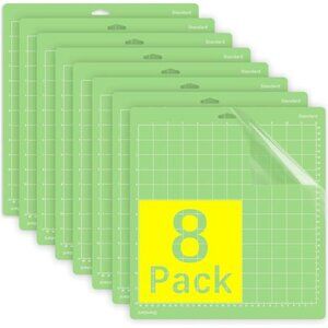 Cutting Mat, Compatible With Cricut Explore One/Air/Air 2/Maker 8 Pack 12x12 In